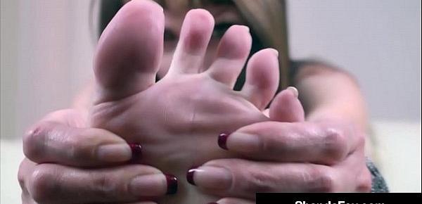  Canadian Housewife Shanda Fay Loves Cum On Her Toes & Feet!